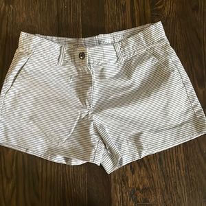 Gap striped linen shorts